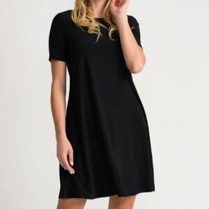 Joseph Ribkoff Black Classic A-line Dress 16